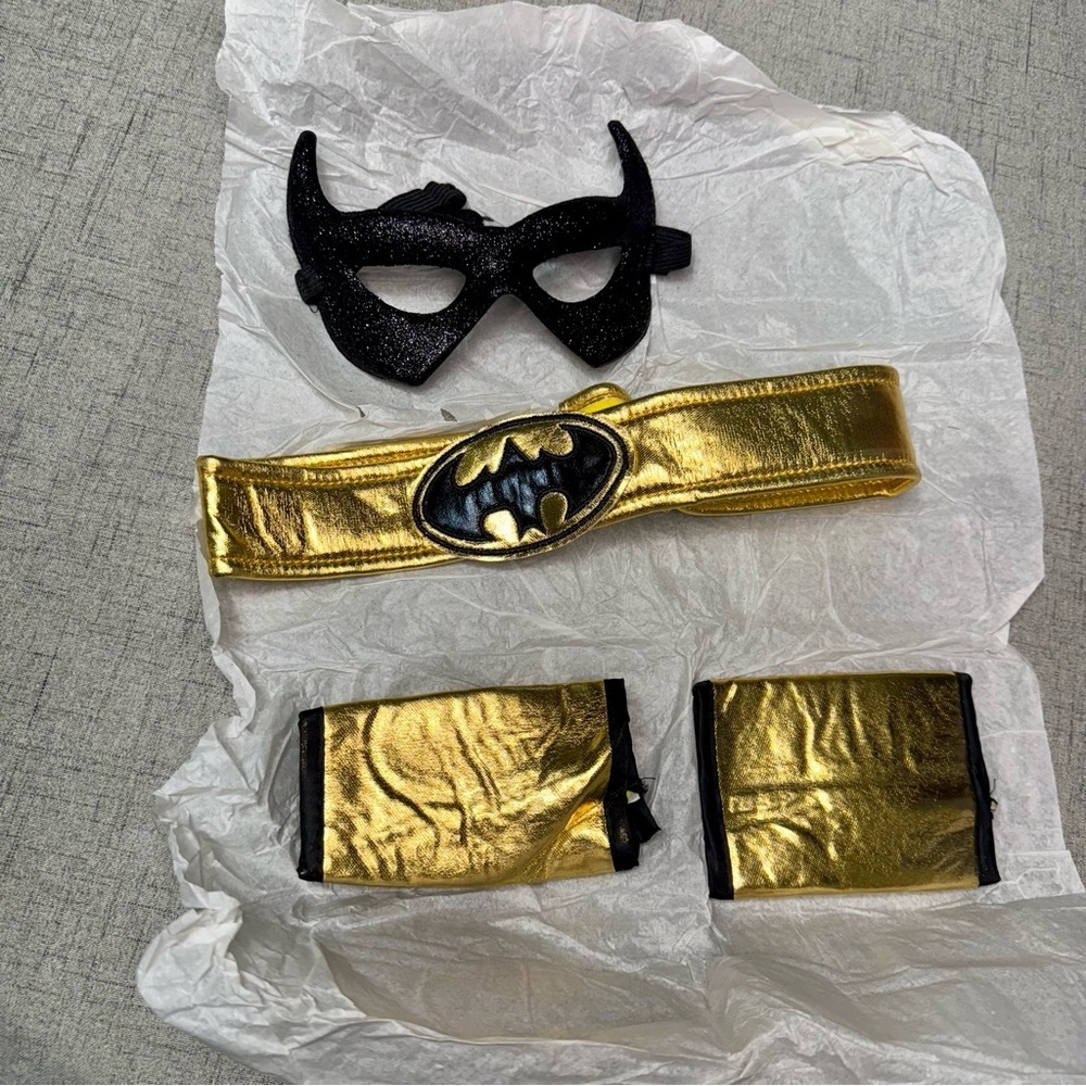 Rubies DC Comics Batgirl Sequin Halloween Costume Size Girls 3T 4T NWT - Picture 9 of 10